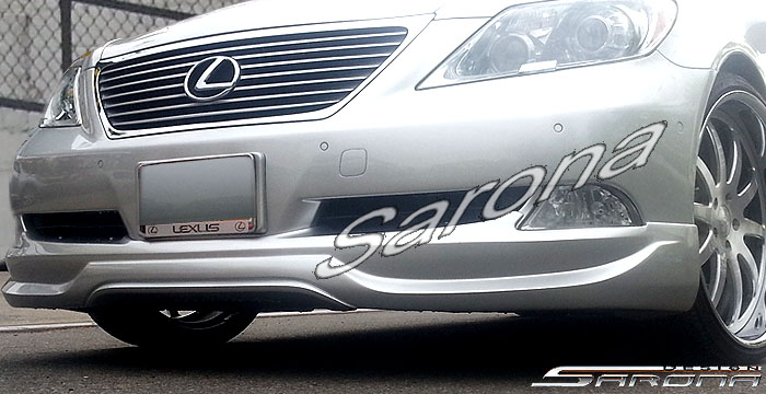 Custom Lexus LS460  Sedan Front Add-on Lip (2010 - 2012) - $399.00 (Part #LX-013-FA)